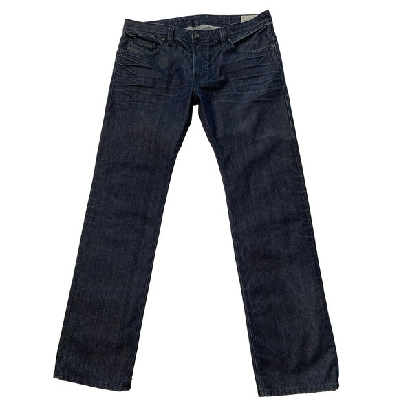 Diesel SAFADO Jeans Dark Wash Button Fly ORZ35 Slim Straight Excellent